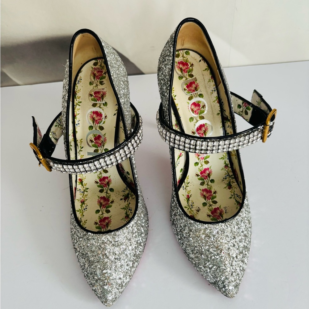 Gucci Sylvie Mary Jane Pumps - Picture 4 of 16